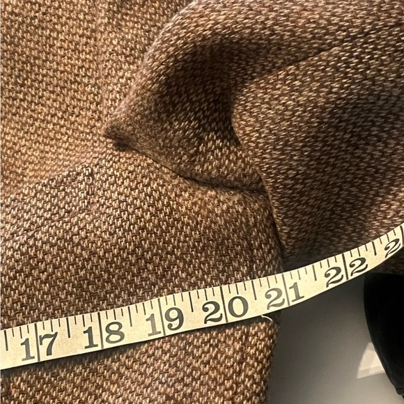 Austin Reed London Brown Men Sz 42 Wool Sport Coat Blazer Elbow Patches - Picture 10 of 10